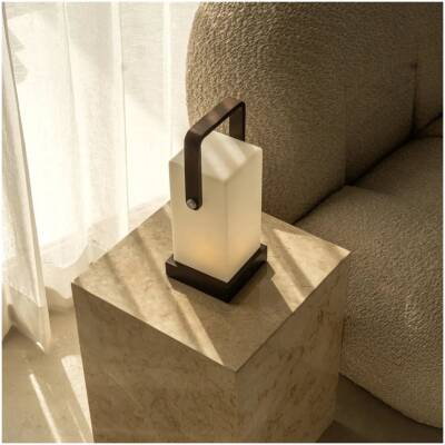 Harper Donkerbruine Houten Lamp – tot 80 uur - Tavellio