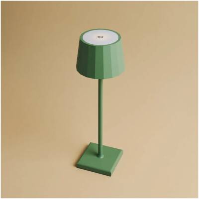 Wouter groen oplaadbare tafellamp - tot 120 uur
