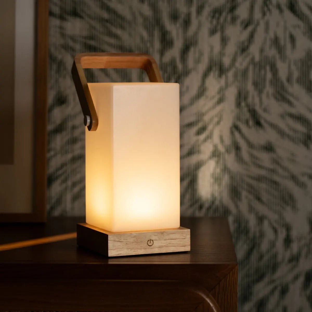 Tavellio - Harper lichtbruine houten lamp 8 Tavellio - Harper - Lichtbruine houten lamp