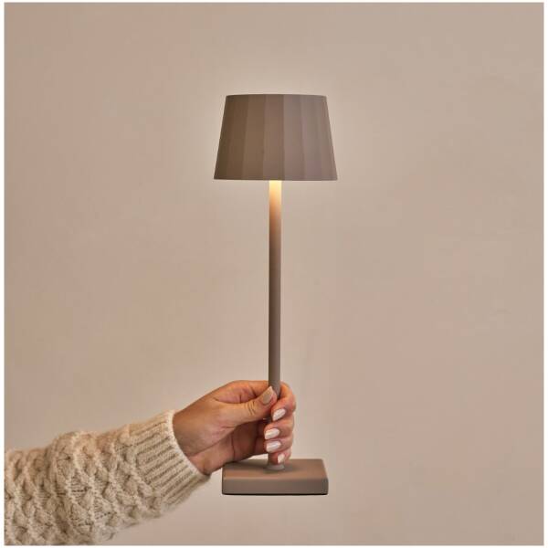 Verlichting 10 Wouter koala bruin oplaadbare tafellamp - tot 120 uur
