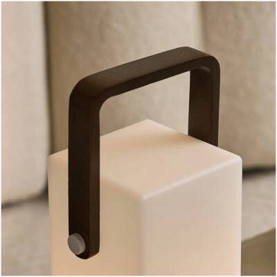 Harper Donkerbruine Houten Lamp – tot 80 uur - Tavellio