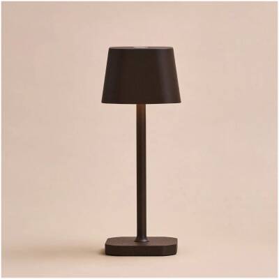 Ava mokka bruin - oplaadbare tafellamp - dimbaar - tot 120 uur
