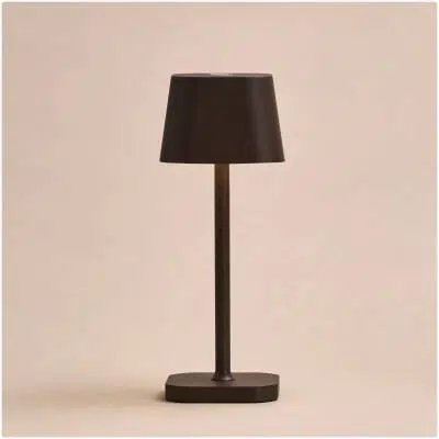 Ava mokka bruin - oplaadbare tafellamp - dimbaar - tot 120 uur