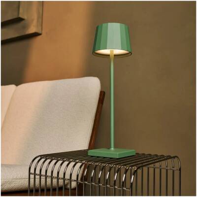 Wouter groen oplaadbare tafellamp - tot 120 uur