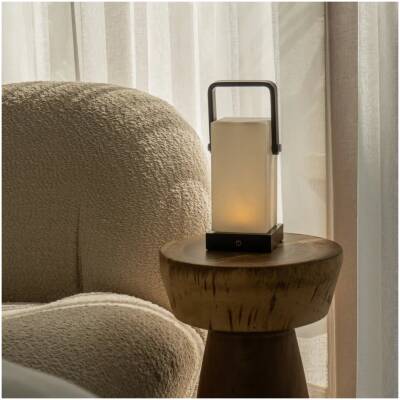 Harper Donkerbruine Houten Lamp – tot 80 uur - Tavellio