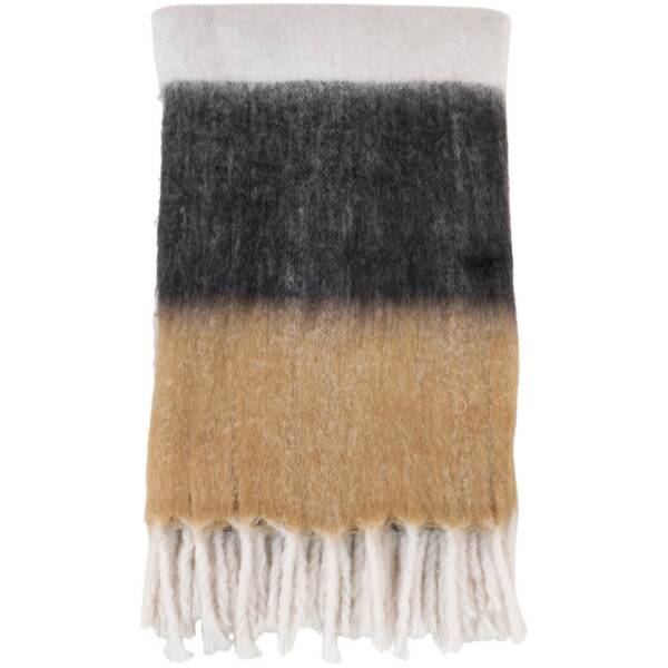 Sintra Plaid - Zwart/Wit/Bruin - 170x130 cm - House Nordic