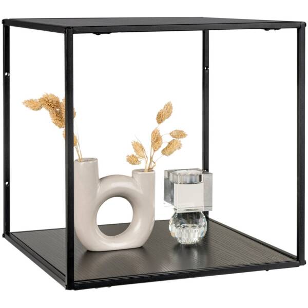 Meubels 12 Vita Wandplank - zwart - 36x36x36cm