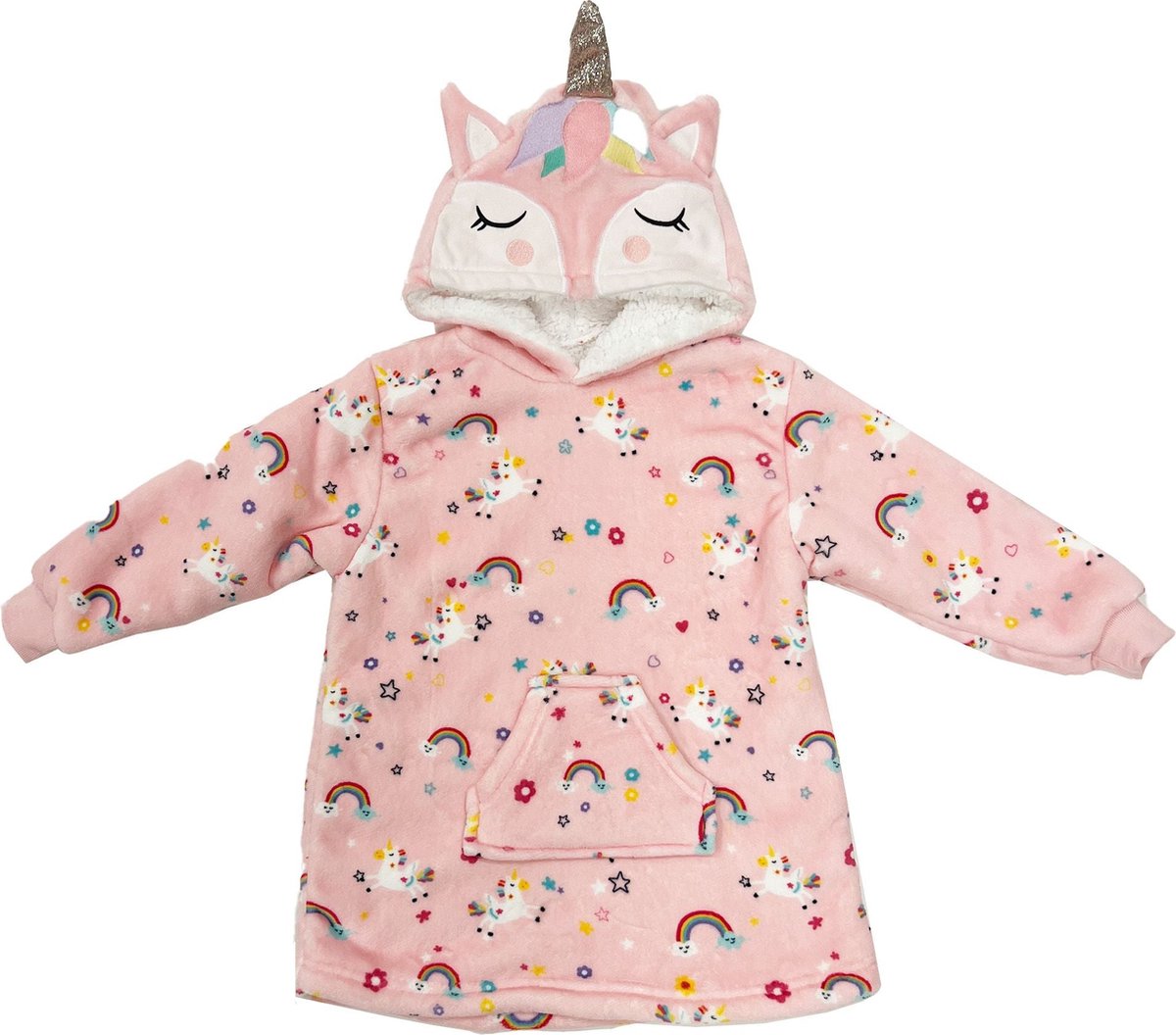 Textino - Unicorn - Hoodie Plaid kind