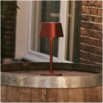 Ava brons - oplaadbare tafellamp - dimbaar - tot 120 uur