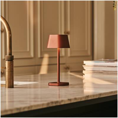 Ava brons - oplaadbare tafellamp - dimbaar - tot 120 uur