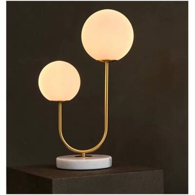 Giorgia Elegante tafellamp met matglazen lampen - Tavellio