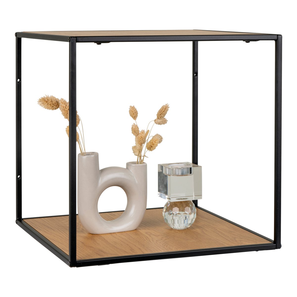 Vita Wandplank - eikenlook - 36x36x36cm 1 Vita Wandplank - eikenlook - 36x36x36cm