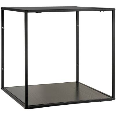 Vita Wandplank - zwart - 36x36x36cm