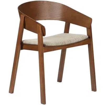 Edo houten eetkamerstoel (set van 2)