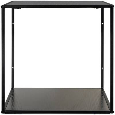 Vita Wandplank - zwart - 36x36x36cm