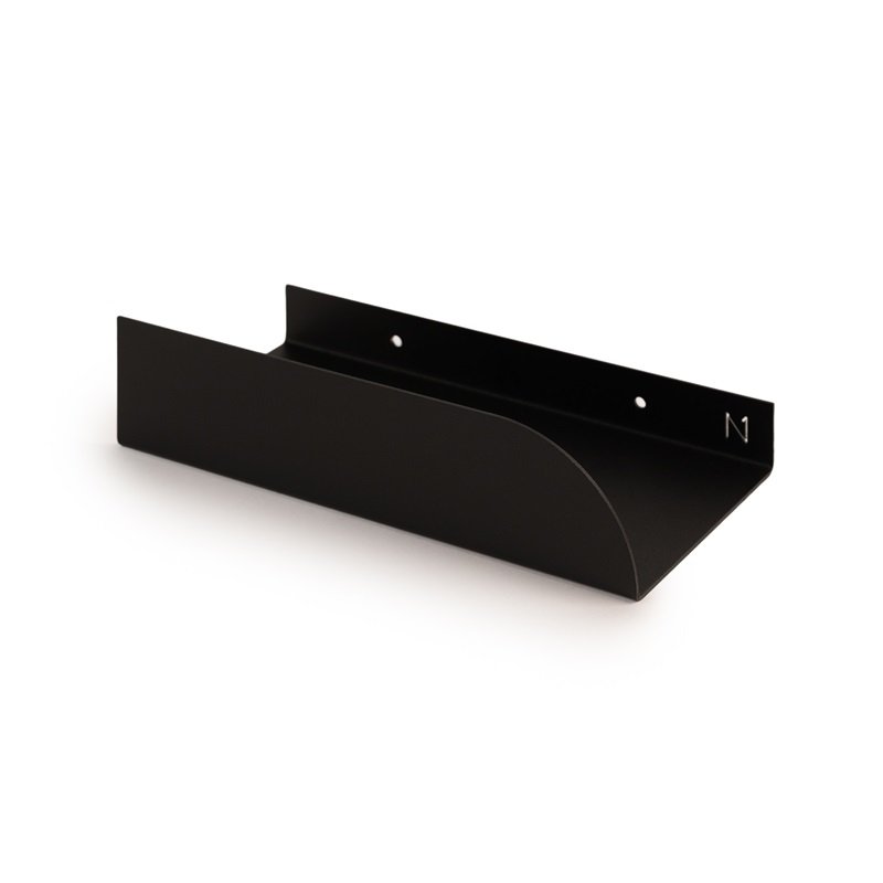 Zwart metalen wandplank Bauhaus - Small 1 Zwart metalen wandplank Bauhaus - Small