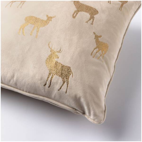 Dutch Decor DEER - kussen velvet Wit 45x45 cm