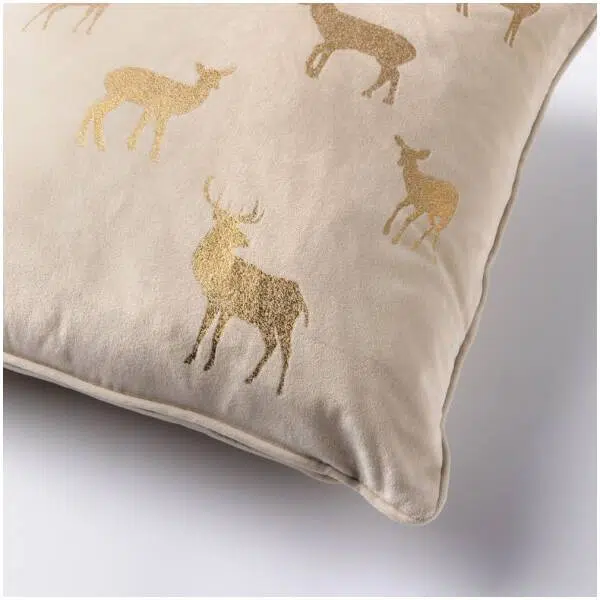 Dutch Decor DEER - kussen velvet Wit 45x45 cm