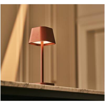 Ava brons - oplaadbare tafellamp - dimbaar - tot 120 uur
