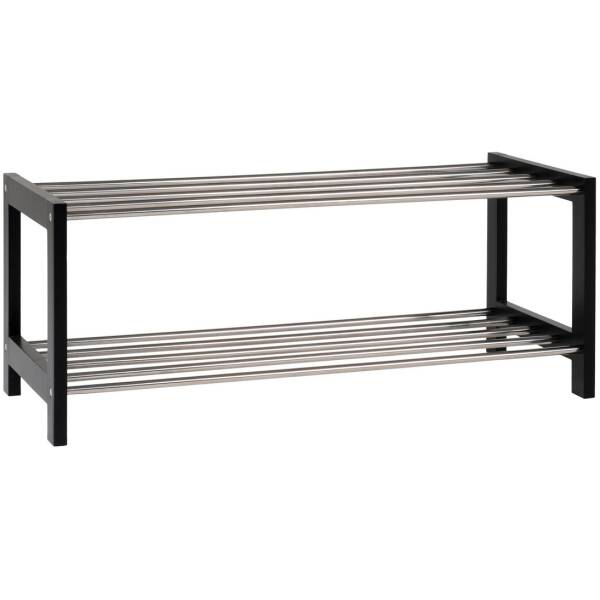 Meubels 11 Padova Schoenenrek - Zwart - 78x34x32 cm