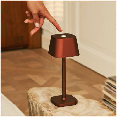 Ava brons - oplaadbare tafellamp - dimbaar - tot 120 uur