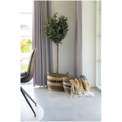 Sintra Plaid - Zwart/Wit/Bruin - 170x130 cm - House Nordic