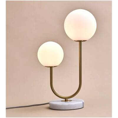 Giorgia Elegante tafellamp met matglazen lampen - Tavellio