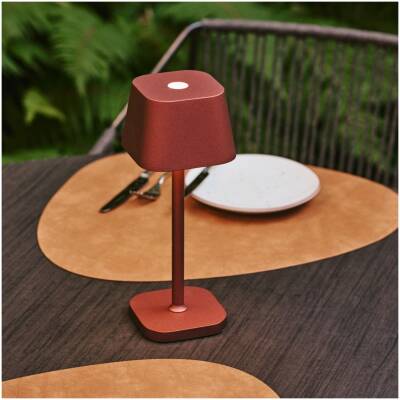 Ava brons - oplaadbare tafellamp - dimbaar - tot 120 uur