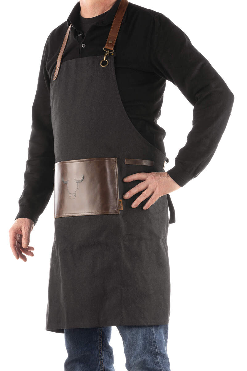 Textino - Grill schort denim - zwart 2 Textino - Grill schort denim - zwart