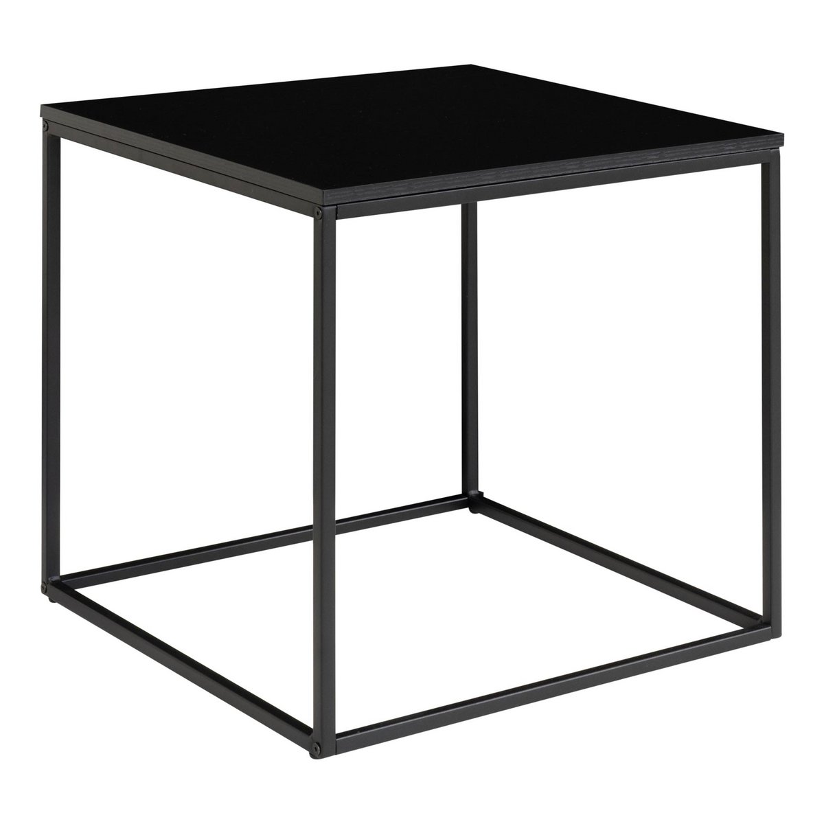 Vita Bijzettafel - zwart - 45x45x45cm 3 Vita Bijzettafel - zwart - 45x45x45cm