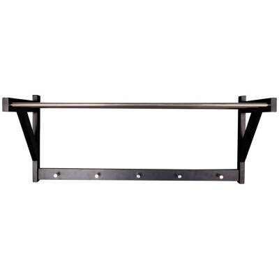 Padova hoedenplank - Zwart - 78x32x34 cm