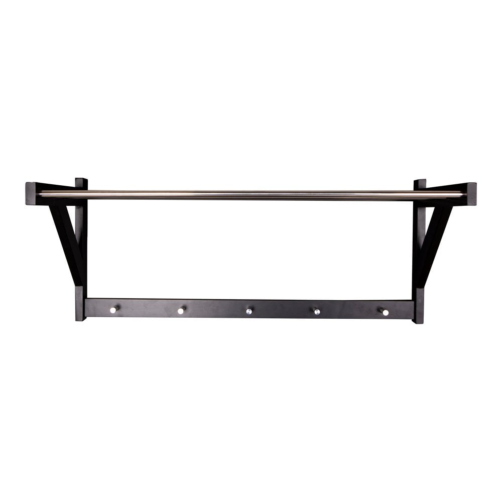 Padova hoedenplank - Zwart - 78x32x34 cm 3 Padova hoedenplank - Zwart - 78x32x34 cm