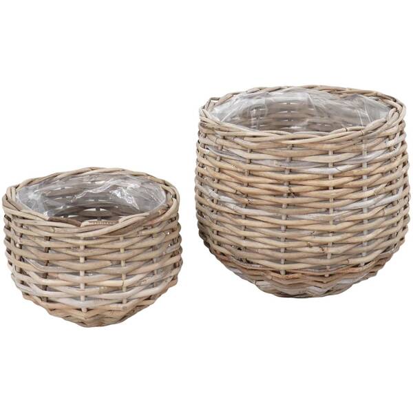 Woondecoratie 9 Pulo Opbergmanden - Rotan - Set van 2 - House Nordic