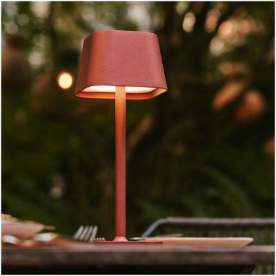 Ava brons - oplaadbare tafellamp - dimbaar - tot 120 uur