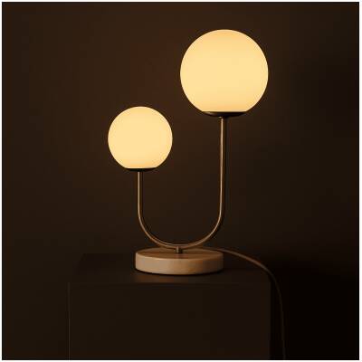 Giorgia Elegante tafellamp met matglazen lampen - Tavellio