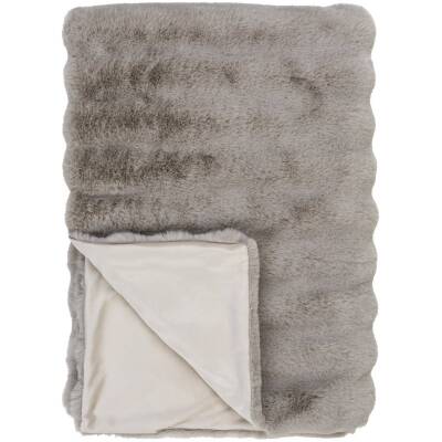 Galena Plaid - kunstbont - beige - 130x180cm