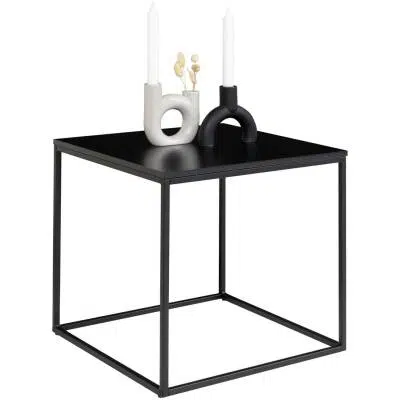 Vita Bijzettafel - zwart - 45x45x45cm