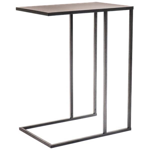 Meubels 8 Bijzettafel - Metaal - Zwart - 45x30x60cm