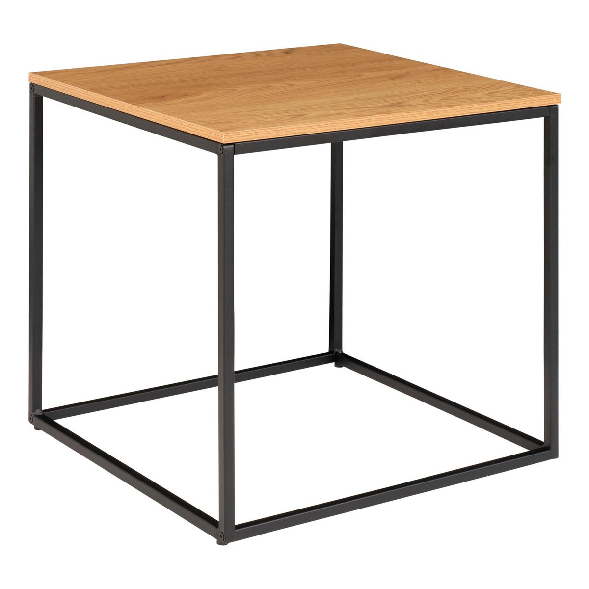 Vita Bijzettafel - eikenlook - 45x45x45cm 3 Vita Bijzettafel - eikenlook - 45x45x45cm