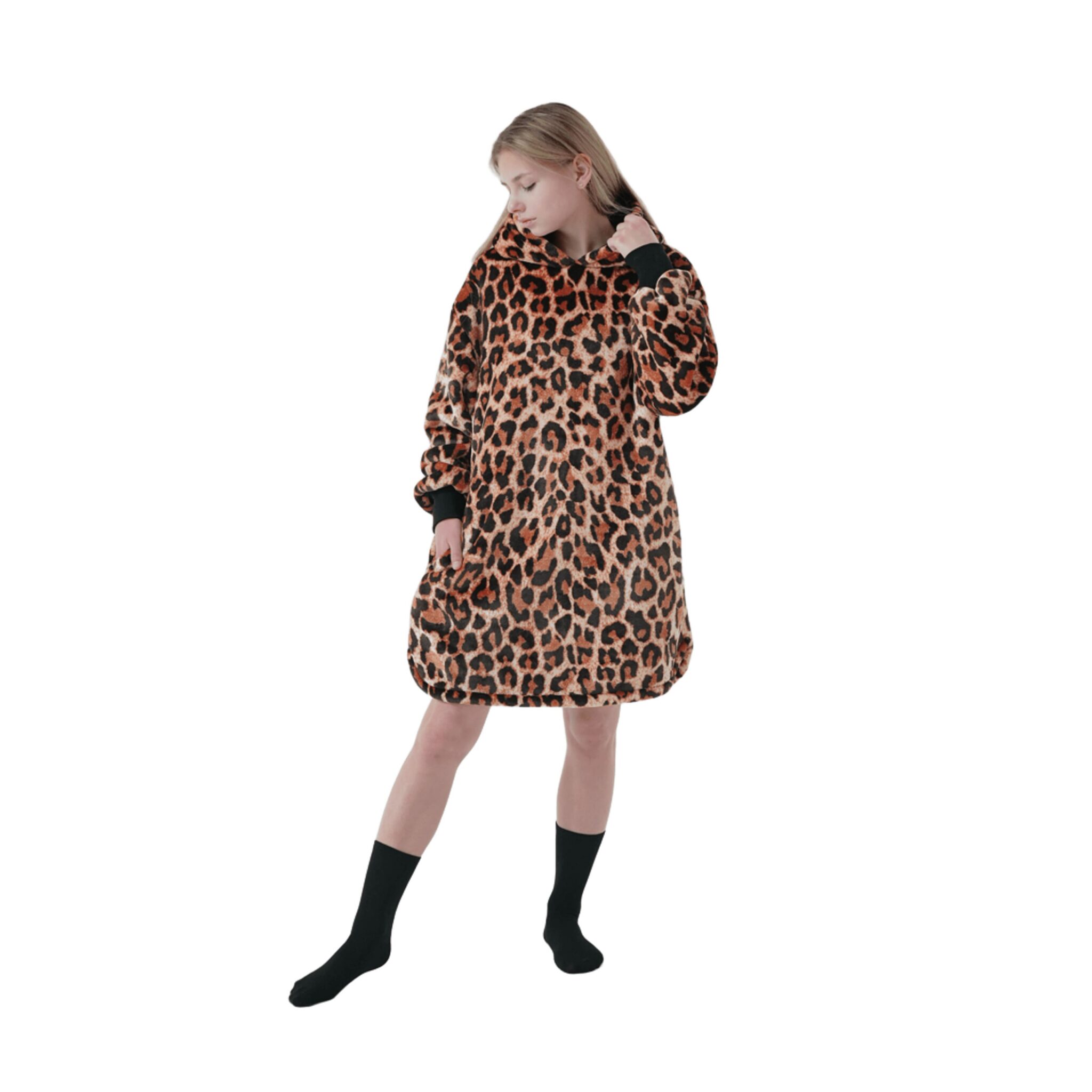Textino - Cheetah - Hoodie Plaid tieners 1 Textino - Cheetah - Hoodie Plaid tieners
