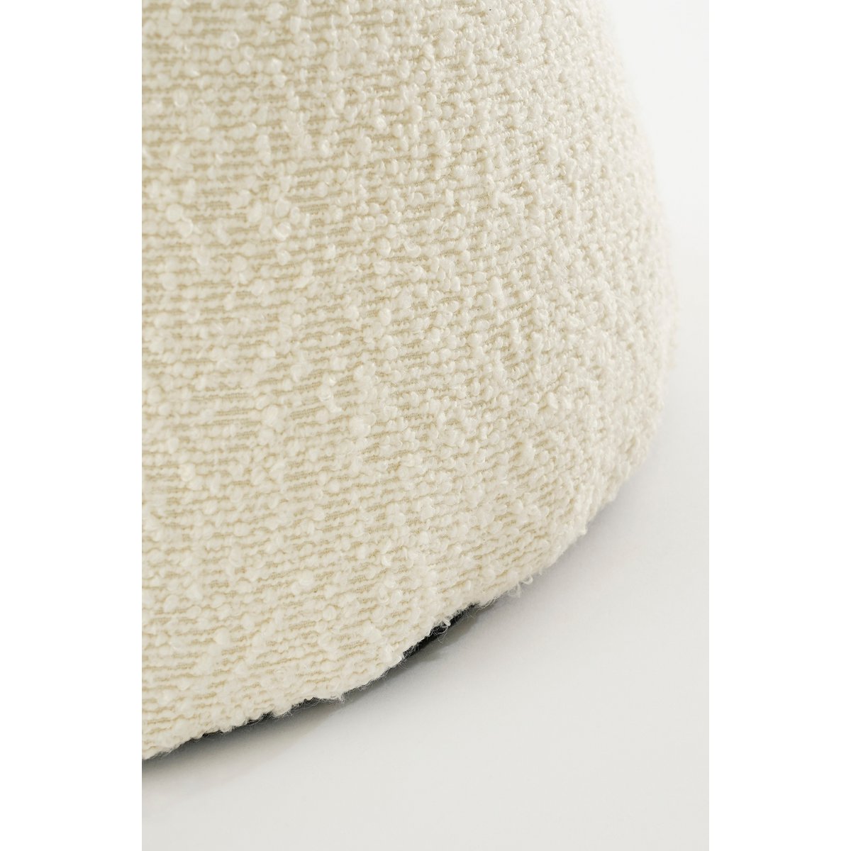 Poef - H46 x Ø49 cm - Wit 4 Poef - H46 x Ø49 cm - Wit