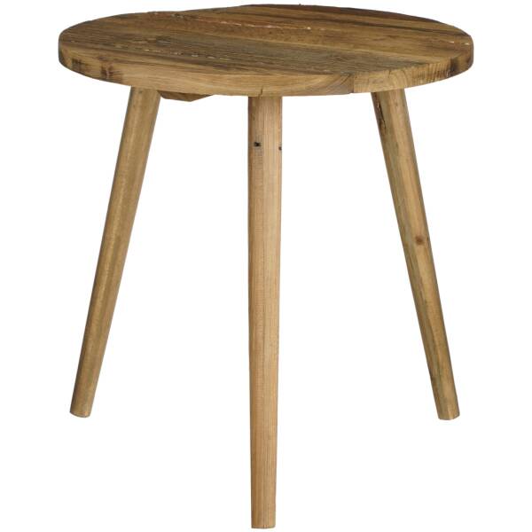 Meubels 30 Bold Bijzettafel - H43xD40 cm - Bruin