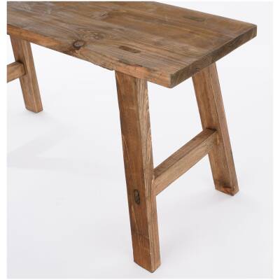Bold Houten Bankje - L80xB37xH44 cm - Bruin