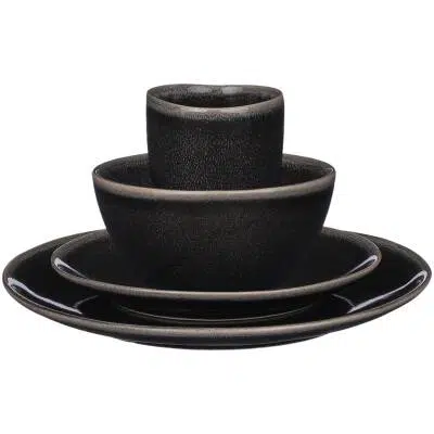 Tabo Serviesset 4 Persoons - Zwart