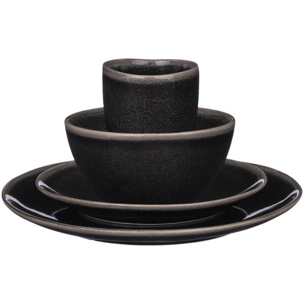 Tabo Serviesset 4 Persoons - Zwart