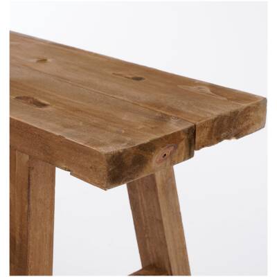 Bold Houten Bankje - L108xB20xH37 cm - Bruin
