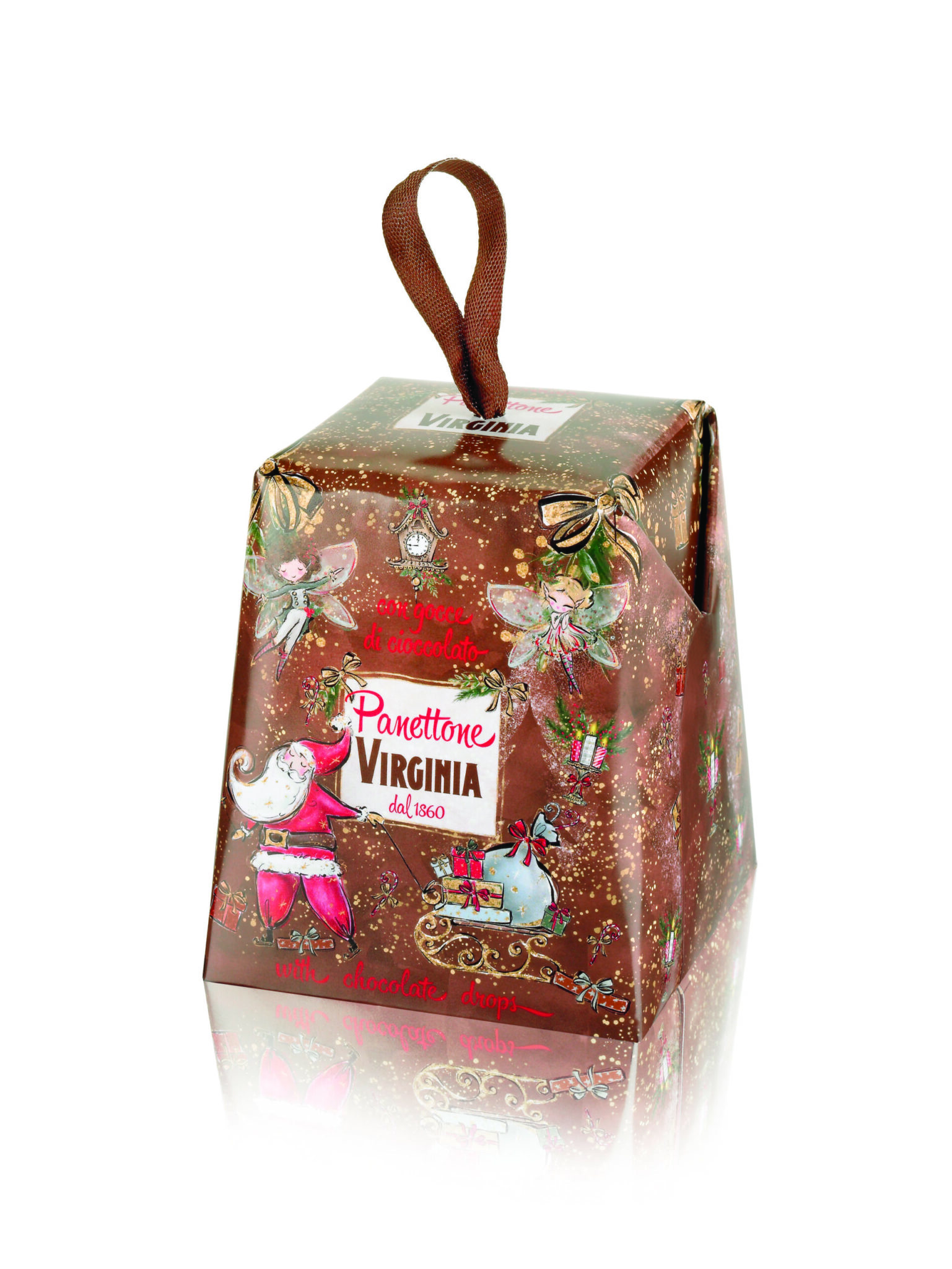 Virginia Mini Panettone chocolade stukjes 100 gram 1 Virginia Mini Panettone chocolade stukjes 100 gram