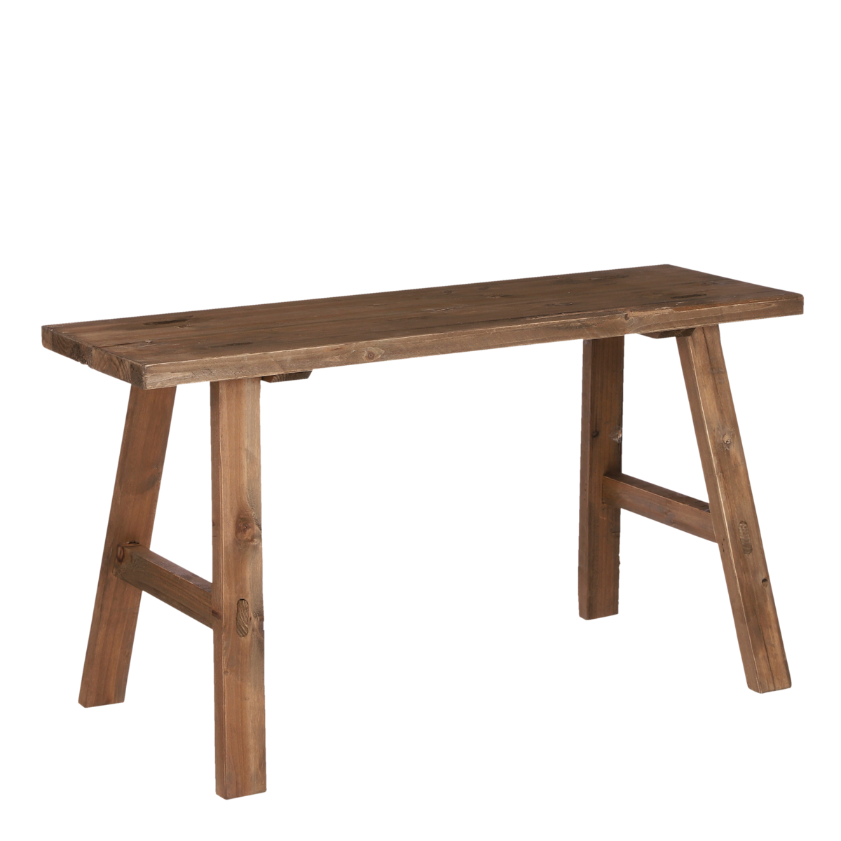 Bold Houten Bankje - L80xB37xH44 cm - Bruin 1 Bold Houten Bankje - L80xB37xH44 cm - Bruin