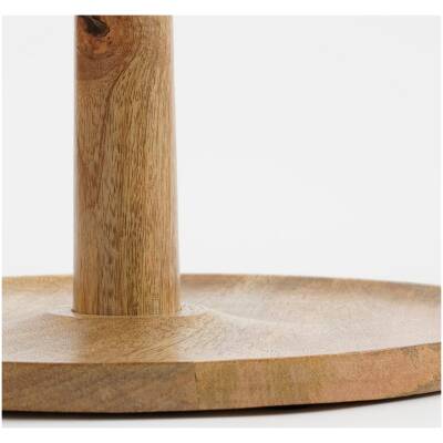 Caden Etagère - H36 x Ø33 cm - Mangohout - Lichtbruin
