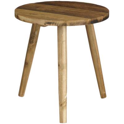 Bold Bijzettafel - H36 x D33 cm - Bruin